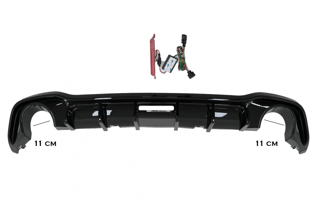 Diffuser met LED Volkswagen Golf 8 Glans Zwart