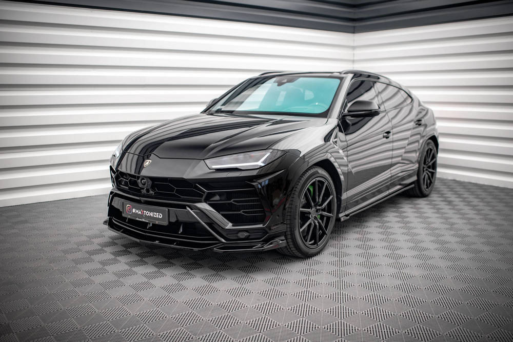 Voorspoiler V.3 Lamborghini Urus Maxton Glans Zwart