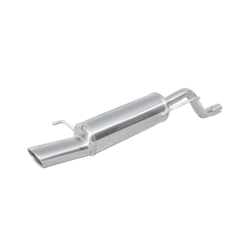 100% RVS Sportuitlaat  Fiat Grande Punto 1.9 MJET 16v (120pk) 2005- 120x80mm