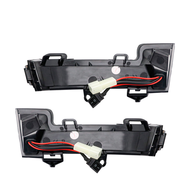 Set LED Zijspiegel-Knipperlichten  Skoda Octavia III 2013-2020 & Volkswagen T-Roc 2017-2020 / T-Cross 2019- - Rookgrijs - incl. Dynamic Running Light