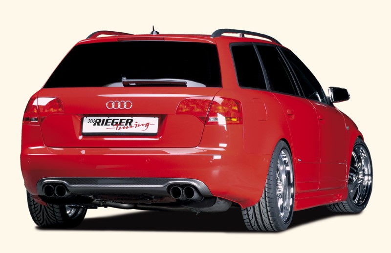 Achteraanzet Audi A4 B7 05-08 Avant Carbon Look