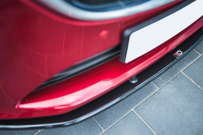 Voorspoiler Mazda 6 GJ Mk3 Maxton Design glans zwart