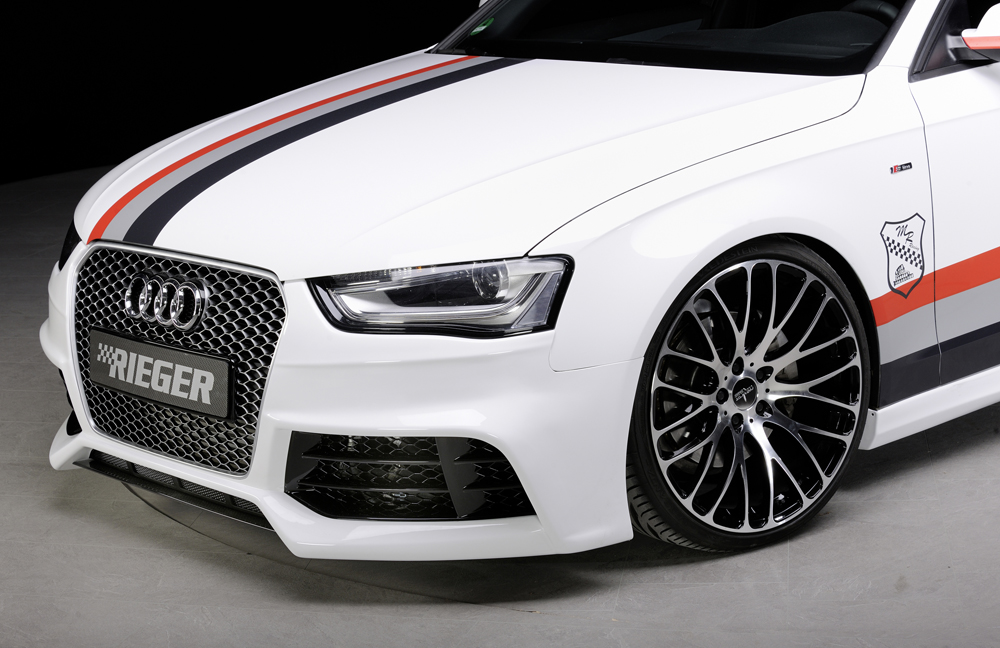 Front Lip Audi A4/S4 Rieger 2012