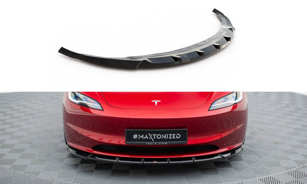 Voorspoiler V.2 Tesla Model 3 Project Highland (Facelift)
