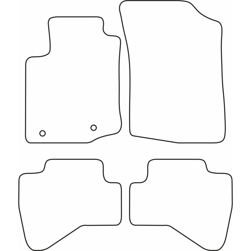 Automatten  Peugeot 108 2014-
