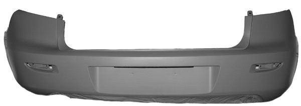 AchterBumper Mazda 3, 03-06 PRIMED