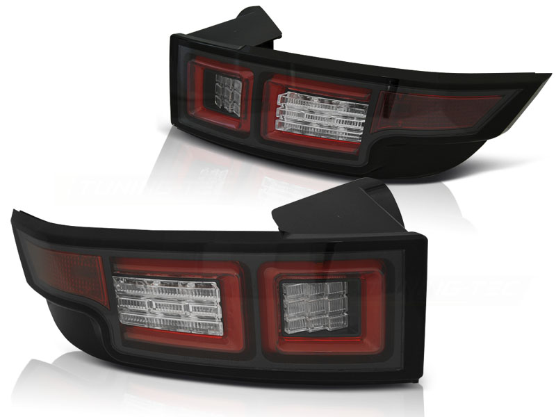 Achterlichten LED Range Rover Evoque 2011- zwart/chroom