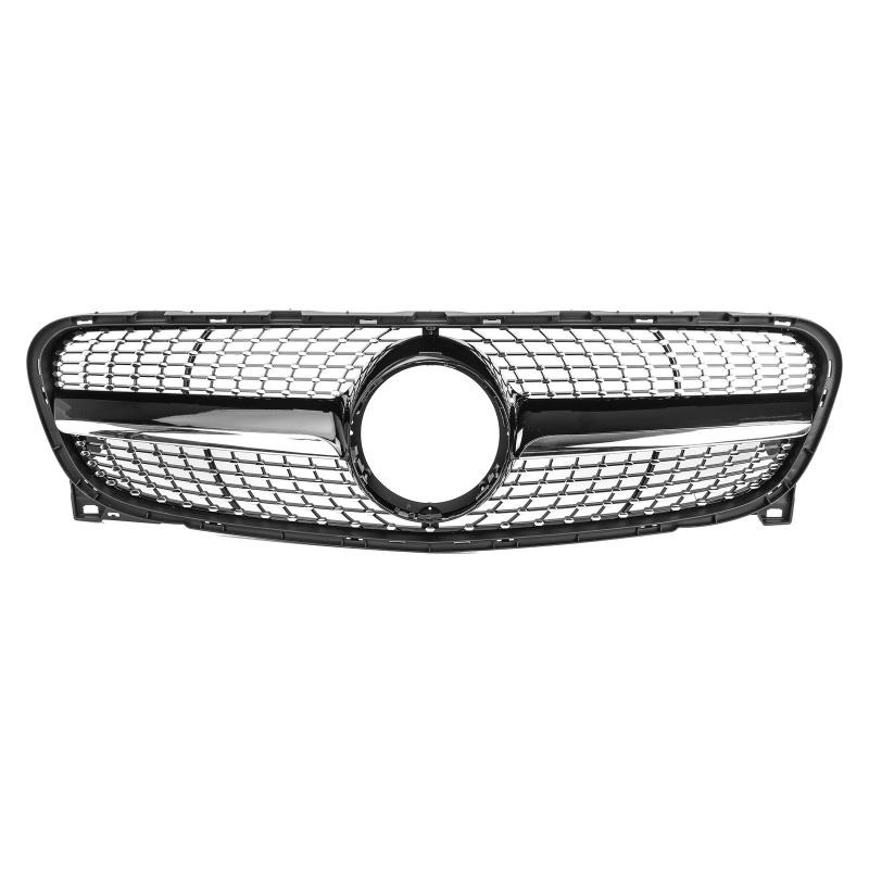 Grill Mercedes GLA X156 13-16 Diamond Glans Zwart/Chroom
