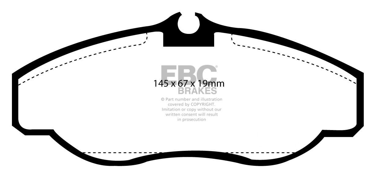 EBC Brakes LAND ROVER Discovery 2.5 TD 98-2004 Remblokken voorzi