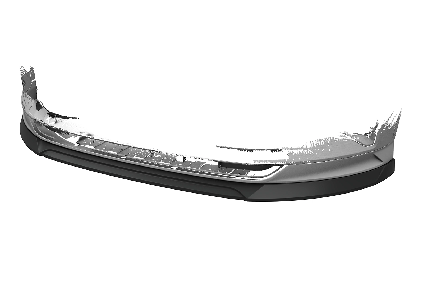 Voorspoiler Polestar 2 glans zwart