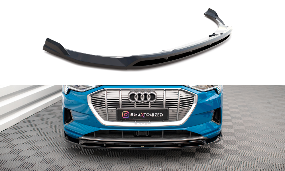 Voorspoiler Audi E-Tron Maxton Glans Zwart V.2