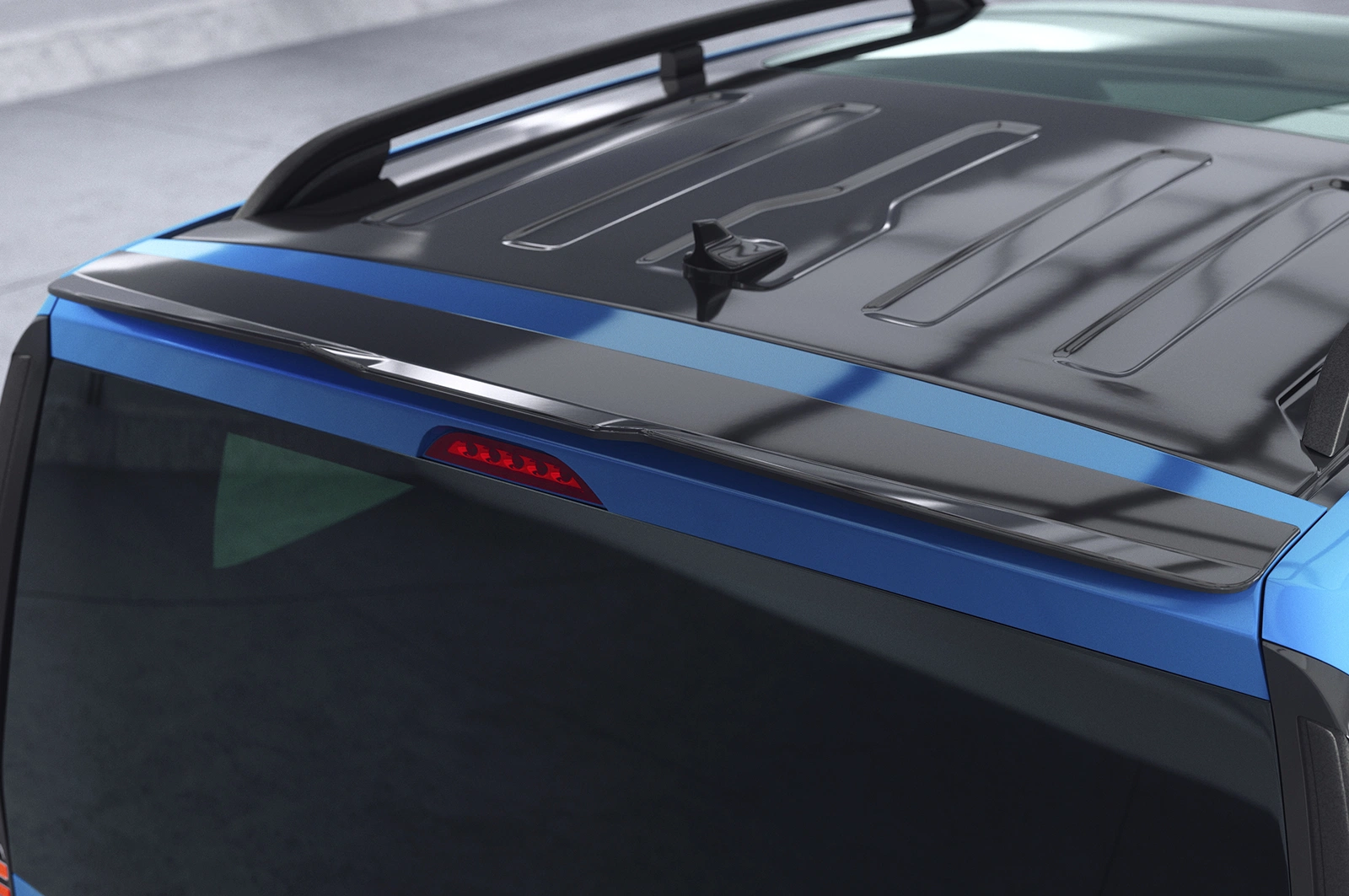 Achterspoiler VW Caddy 5 (Typ SB) (2020–) Glans Zwart – CSR Automotive