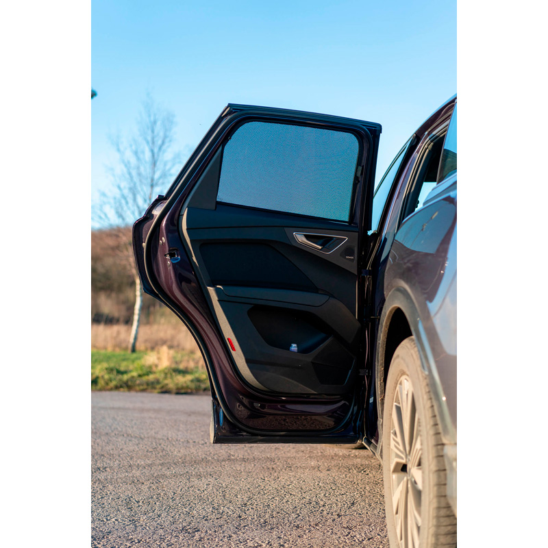 Set Car Shades (achterportieren)  Audi Q4 (F4B) E-Tron 2021- excl. Sportback (2-delig)