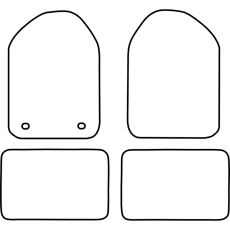 Automatten Velours  Renault Kangoo 1997-2005
