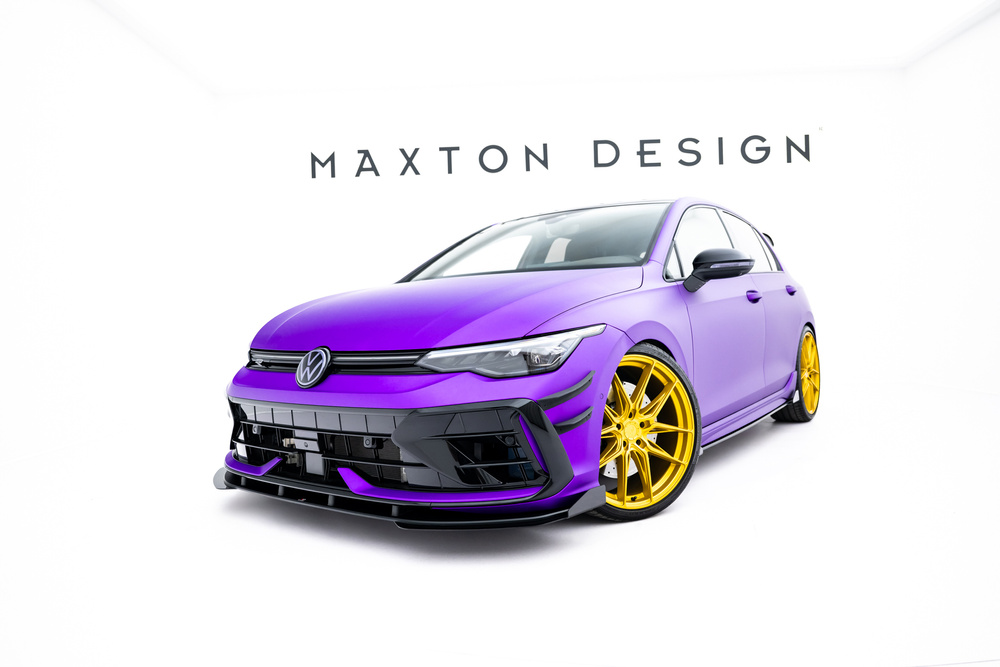 Street Pro Voorspoiler + Flaps Volkswagen Golf R Mk8 Facelift