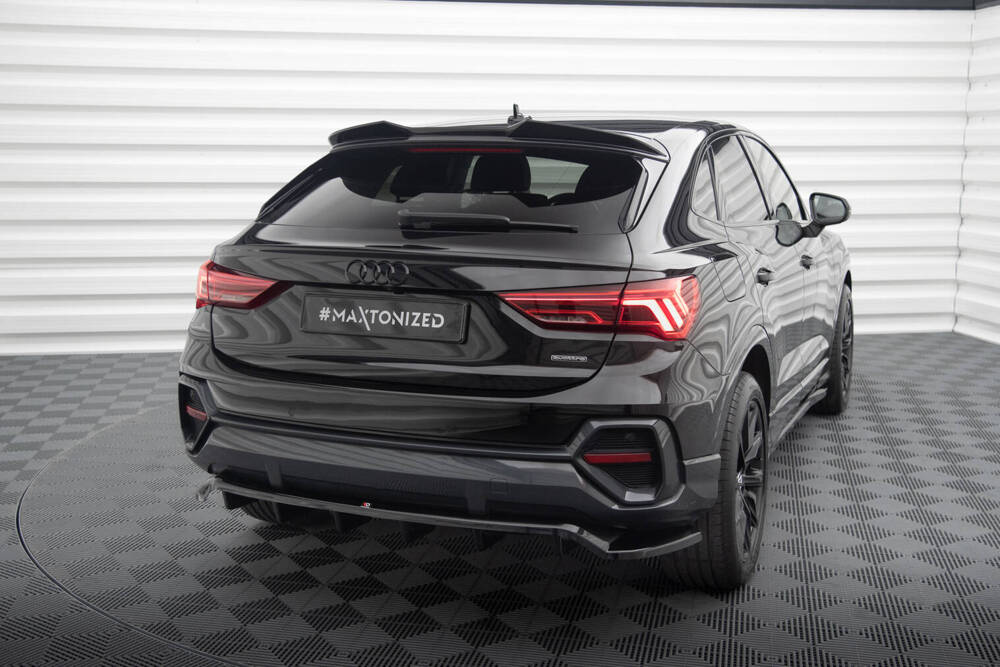 Diffuser Audi Q3 Sportback F3 Maxton Glans Zwart