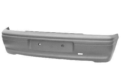 achterbumper, zwart, voor chrome sierlijst Peugeot 106, 1996-200