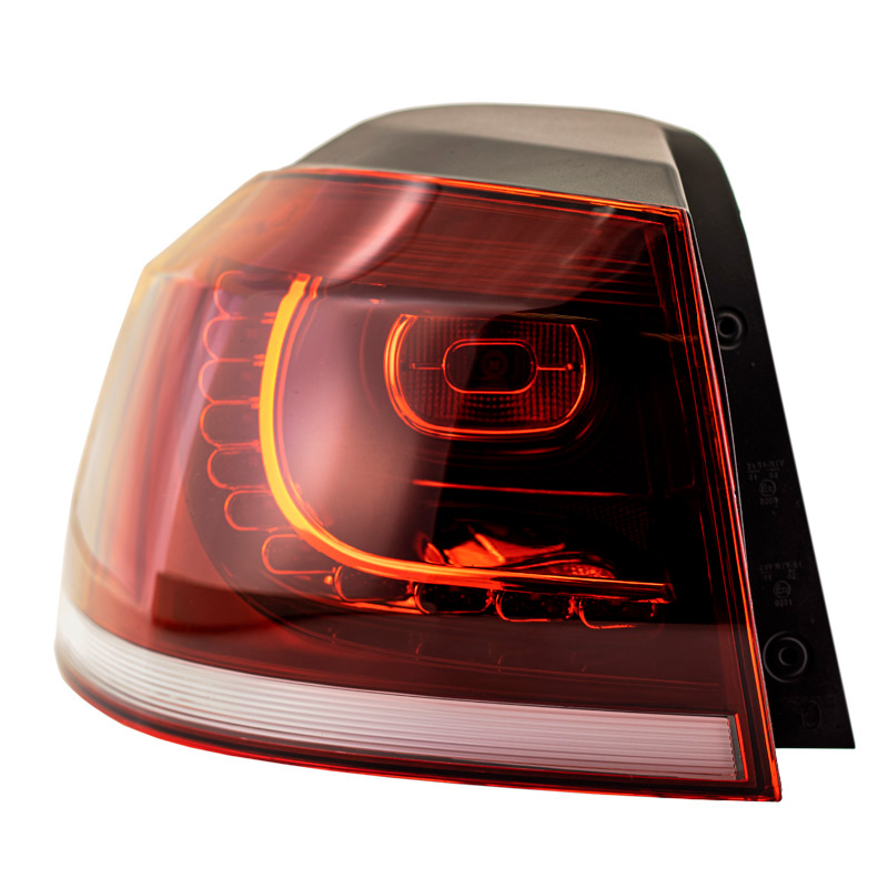 Set R-Look LED Achterlichten  Volkswagen Golf VI 2008-2012 excl. Variant - Rood/Helder/Rookgrijs - incl. Dynamic Running Light