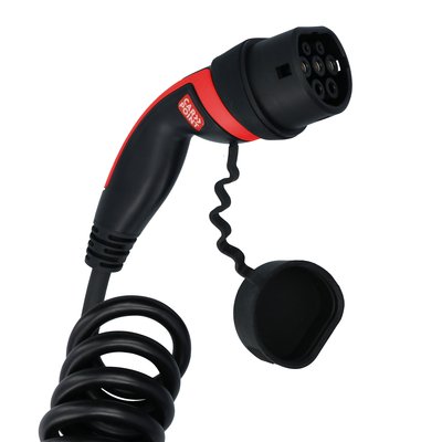 Carpoint Spiraal Laadkabel Elektrische Auto Type2>2 16A 1ph 6 meter