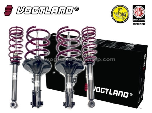Verlagingsset Audi A6, Typ 4B (C5), Sedan, VA boven 1115 kg Vogt