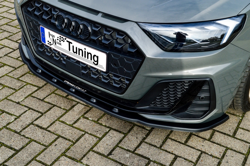 Voorspoiler Audi A1 GB S-Line Sportback Glans Zwart