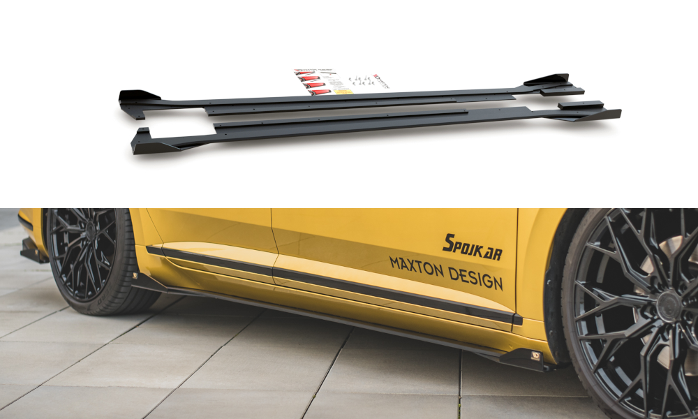 Zijskirts met Canards Volkswagen Arteon Maxton Street Pro