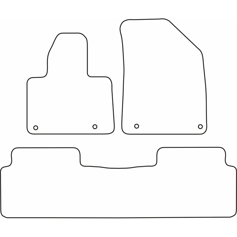 Automatten  Citroen C5 2008- (3 delig)