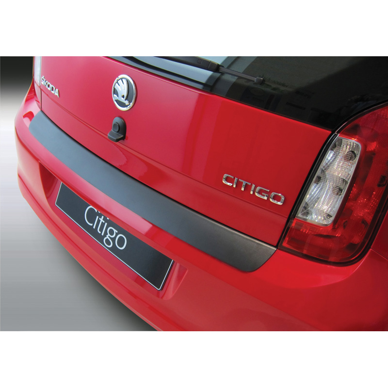 ABS Achterbumper beschermlijst  Skoda Citigo 3/5 deurs 2012-2019 Zwart
