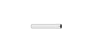 buis L=500mm 1 3/4 inch (44,5mm) Simons RVS