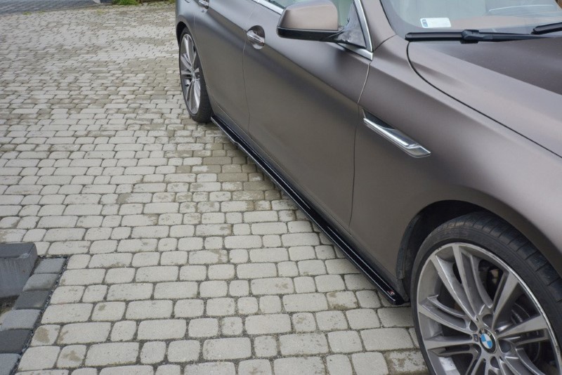 Zijskirts Diffusers BMW 6 GRAN COUPÉ Glanzend Zwart