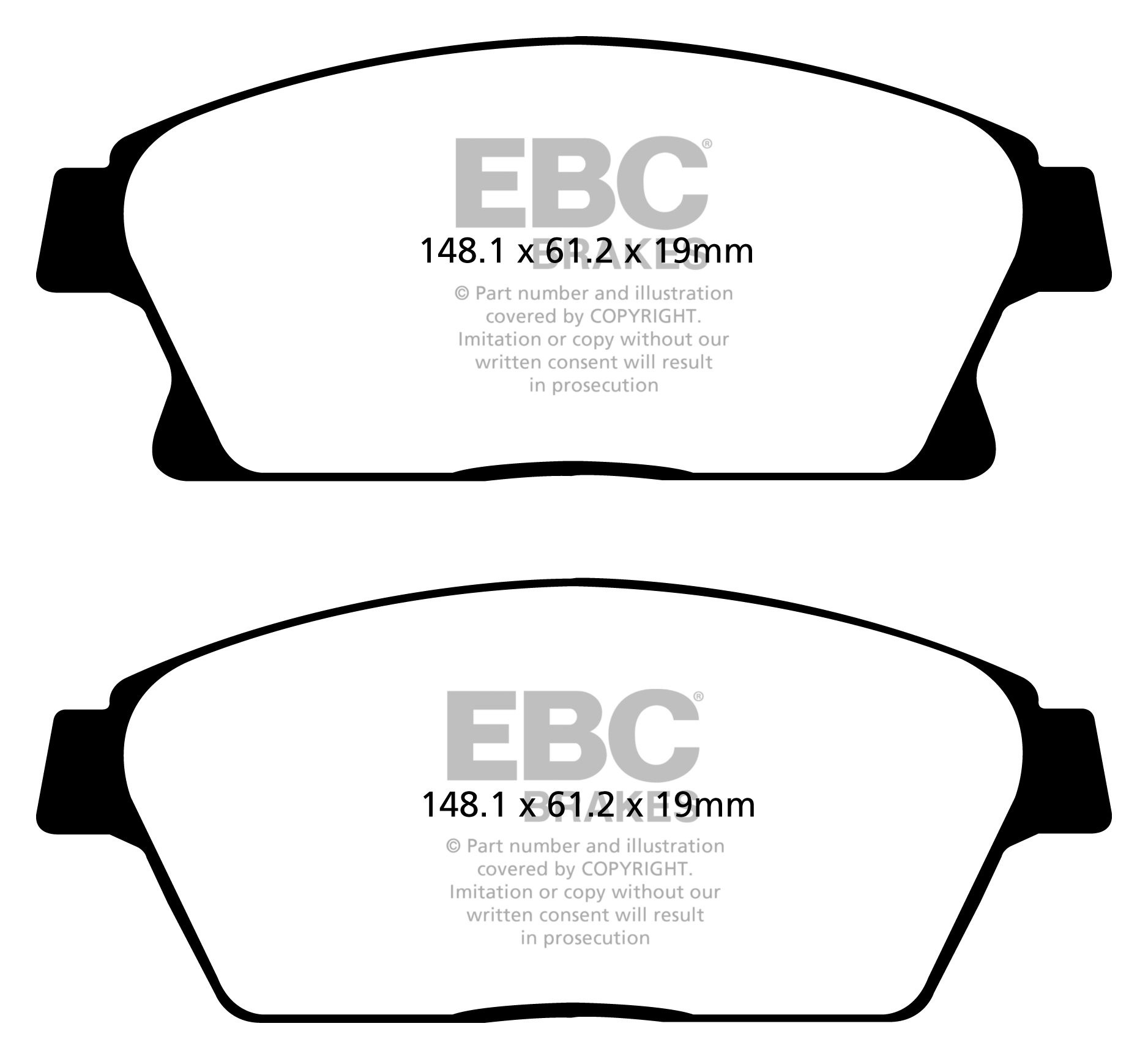 EBC Brakes CHEVROLET Cruze 2.0 TD (150) 2009-.. Remblokken voorz