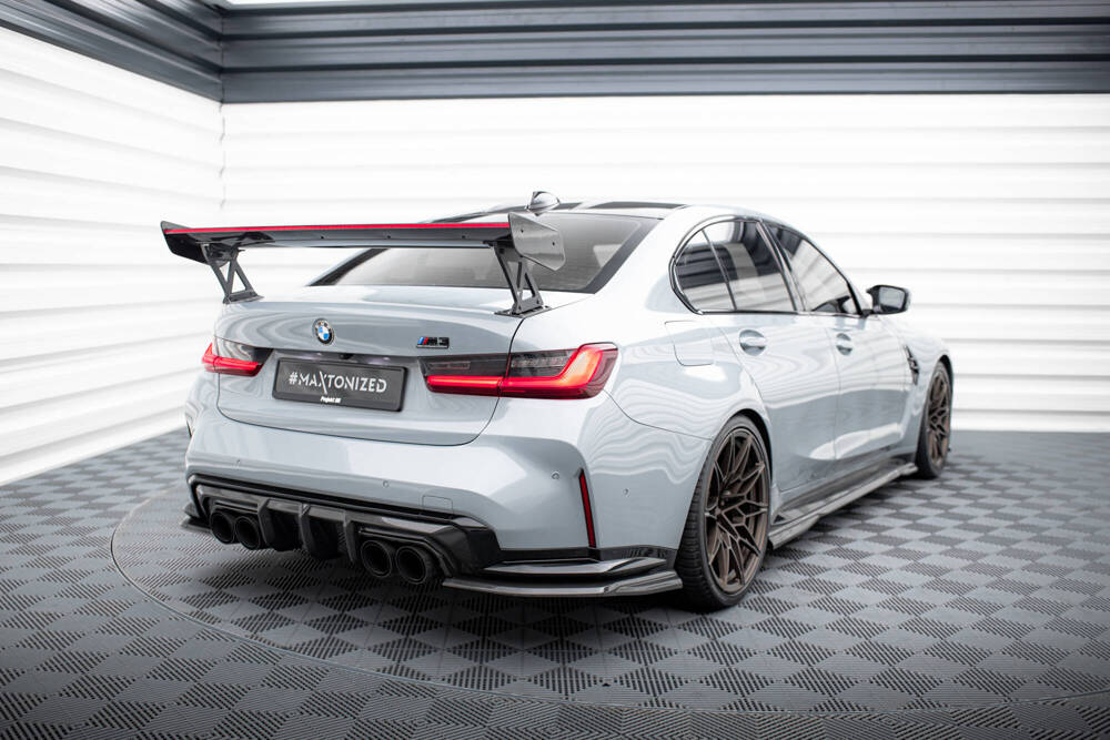 Spoiler met LED V.1 BMW M3 G80 Maxton Carbon
