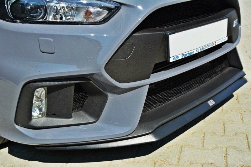 Voorspoiler Ford Focus RS Mk3 V.2 Glanzend Zwart