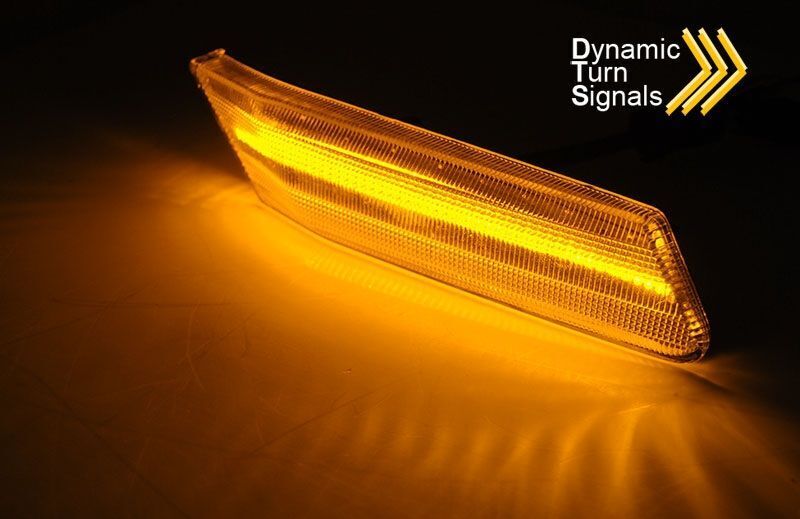 Zijknipperlichten LED Porsche Carrera 911 997 / Boxster 986 Carrera zwart