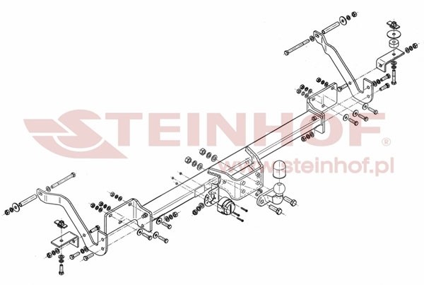 Trekhaak Peugeot Boxer Pick-Up (incl. L4/XL) 03/2014-....