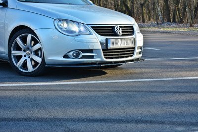 Voor Splitter V.1 VW EOS  Glans Zwart