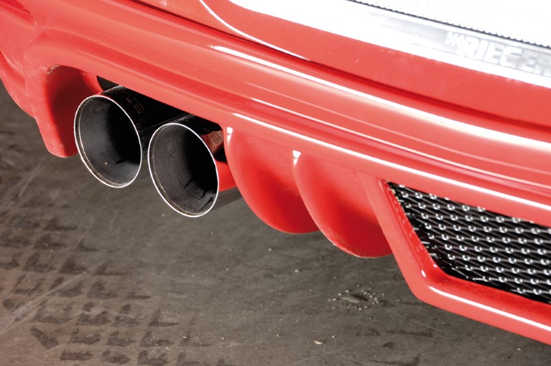 Achterbumper Diffusor met uitsparing voor enkele einddemper links Opel As