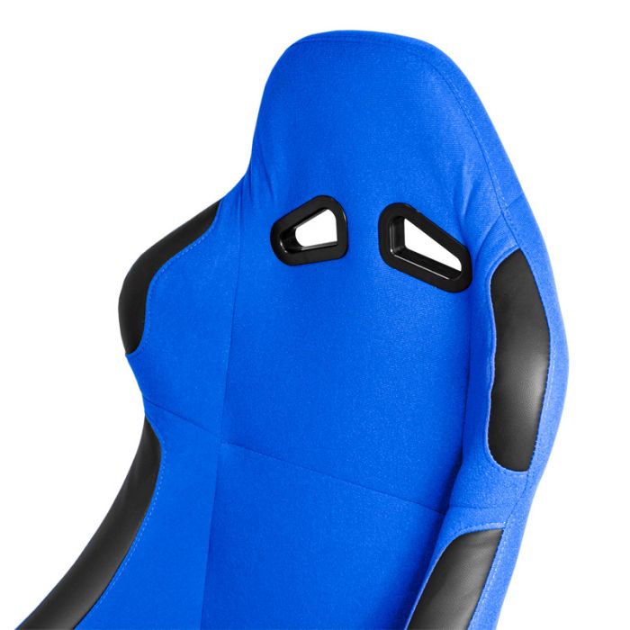 Sportstoel 'BW' - Blauw - Vaste rugleuning - incl. sledes