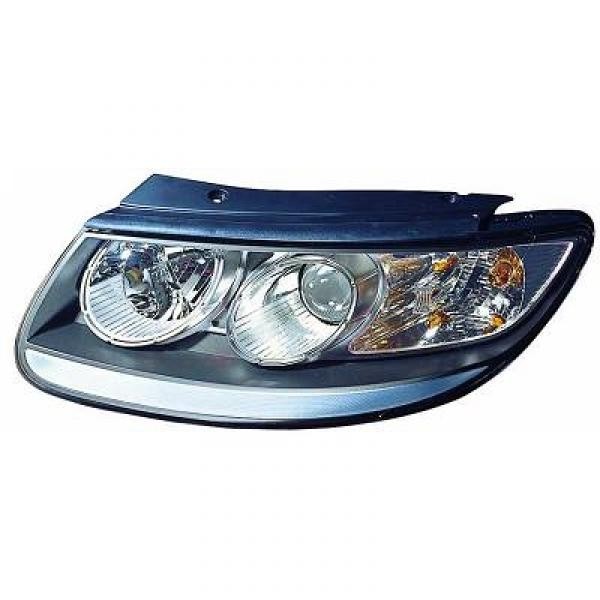 Koplamp links SANTA FE 06->> H7+H7