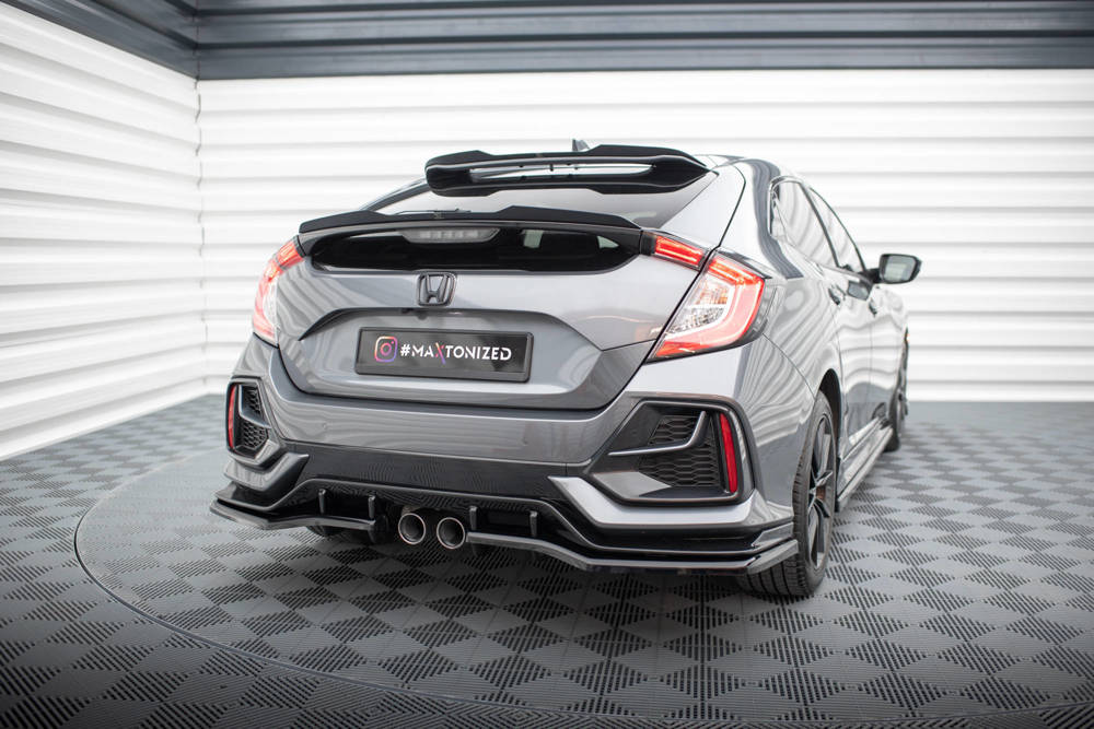 Diffuser Honda Civic Sport 2020 - 2023 Maxton Glans Zwart