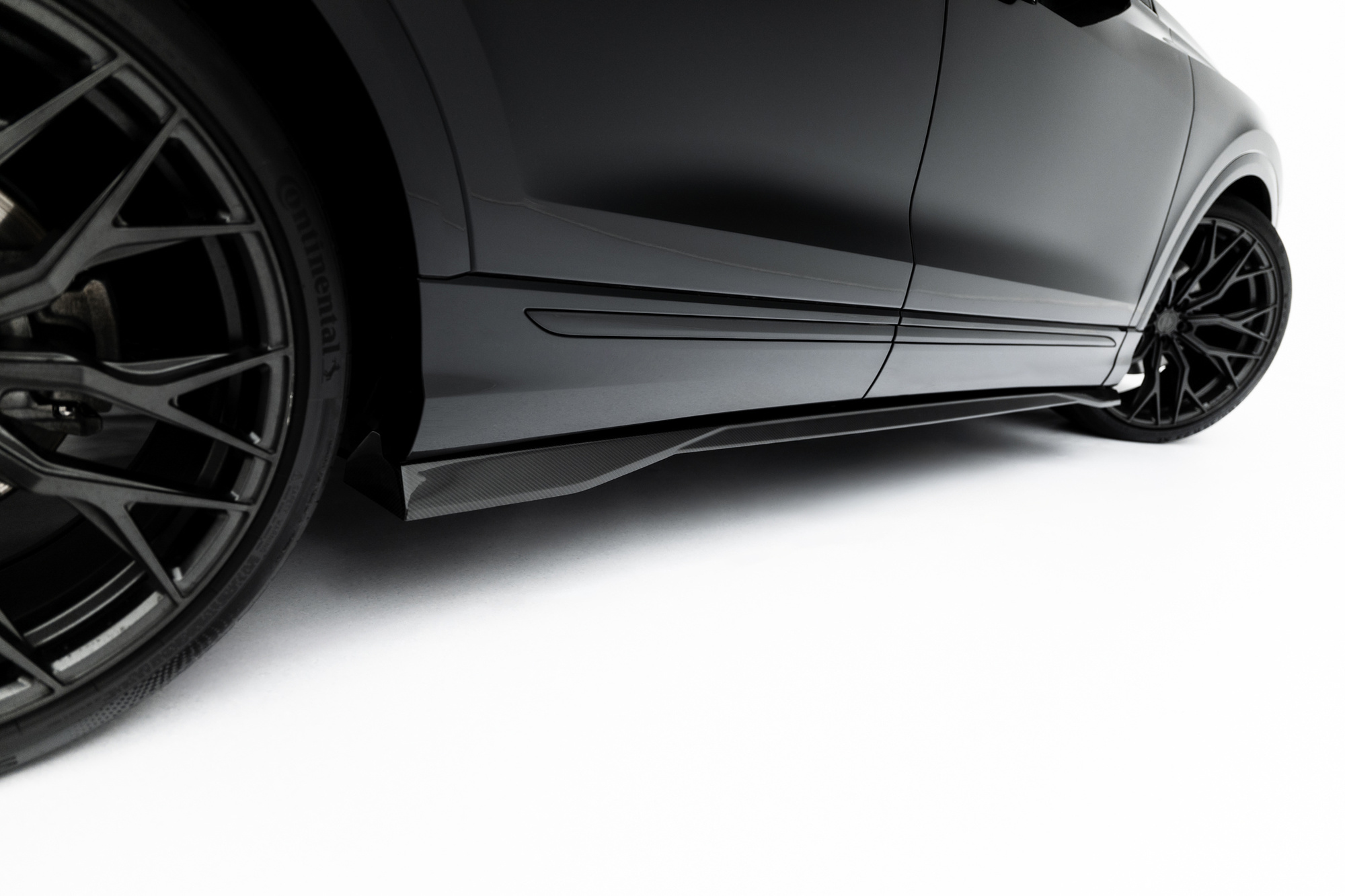 Prepreg Carbon Fiber zij Skirts Audi SQ8 / Q8 S-Line Mk1 Facelift