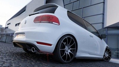 Zijdiffuser VW Golf 6 GTI 35TH Glans Zwart
