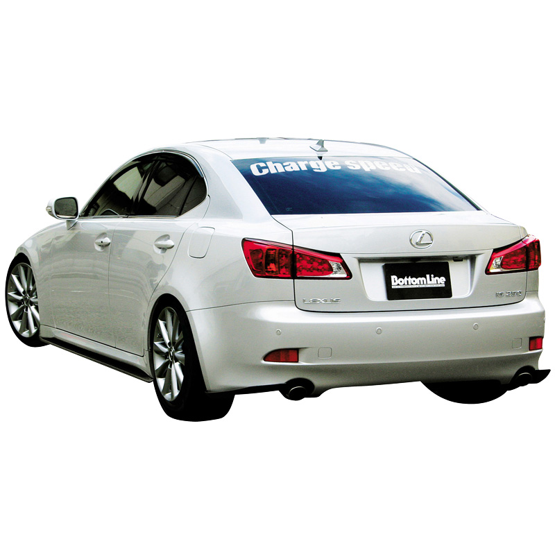 Chargespeed Achterbumperskirt (Corners)  Lexus IS250 11/2005- 'BottomLine' (FRP)