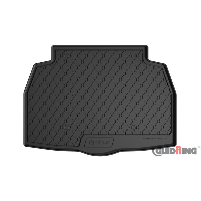Rubbasol (Rubber) Kofferbakmat  Toyota C-HR 2016- incl. Hybrid (Lage laadvloer)