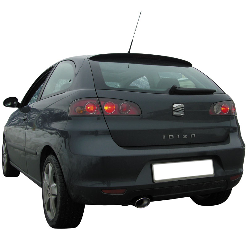 100% RVS Sportuitlaat  Seat Ibiza 6L 1.9 TDi FR (130pk) 2002- 120x80mm