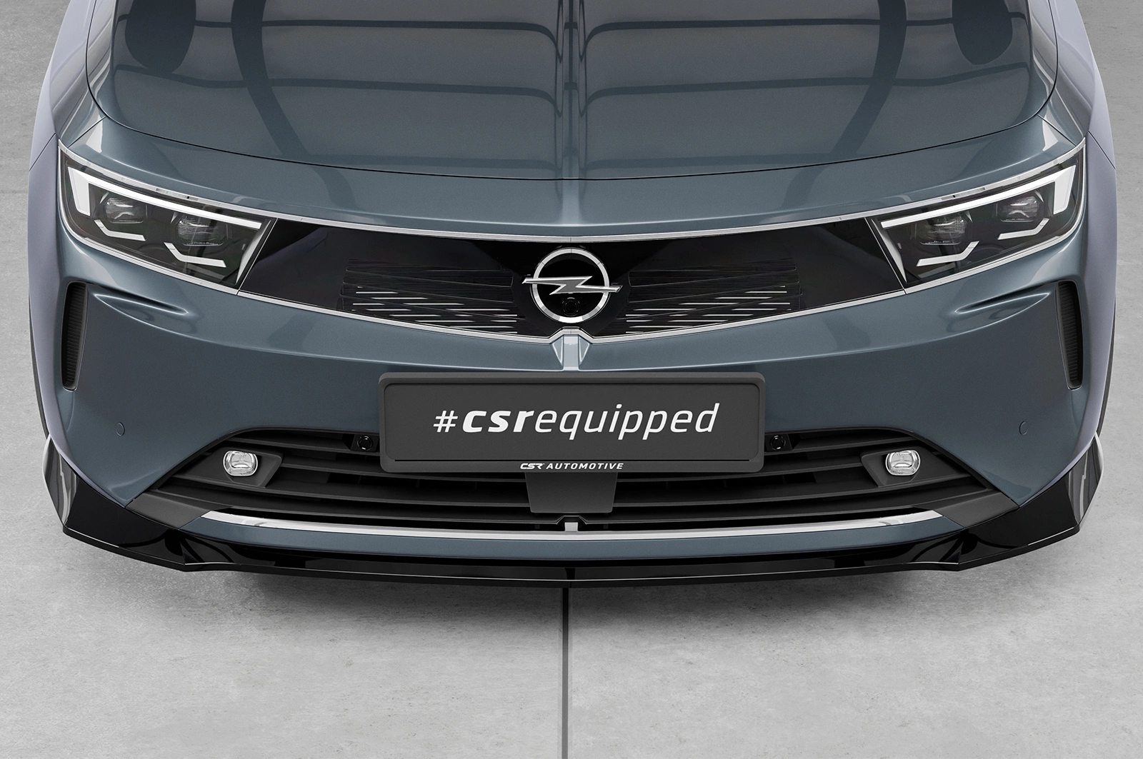 Voorspoiler Opel Astra L Sports Tourer glans zwart