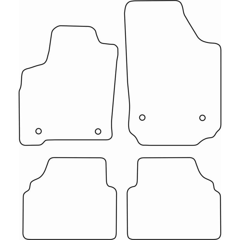 Automatten  Opel Meriva A 2003-2010