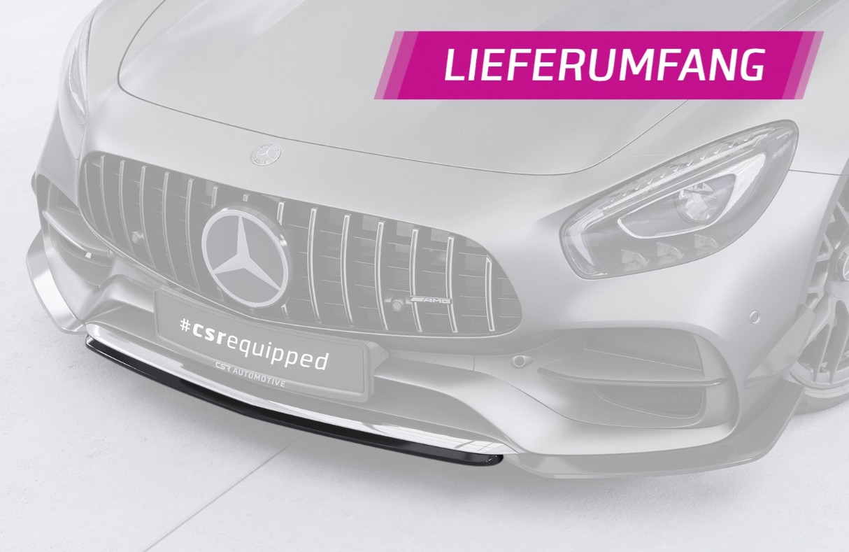 Voorspoiler Merecedes Benz AMG GT (190) CSR Glans Zwart