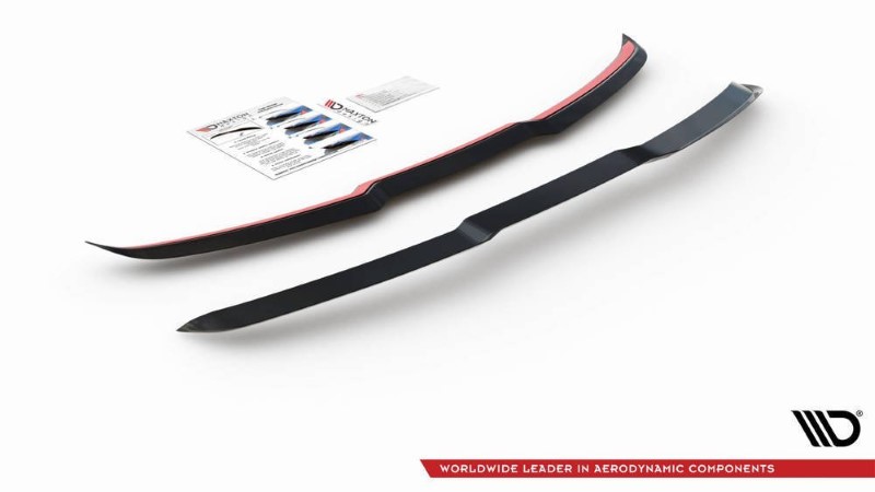 Spoiler V.1 Audi RS6 C8 Maxton Glanzend Zwart
