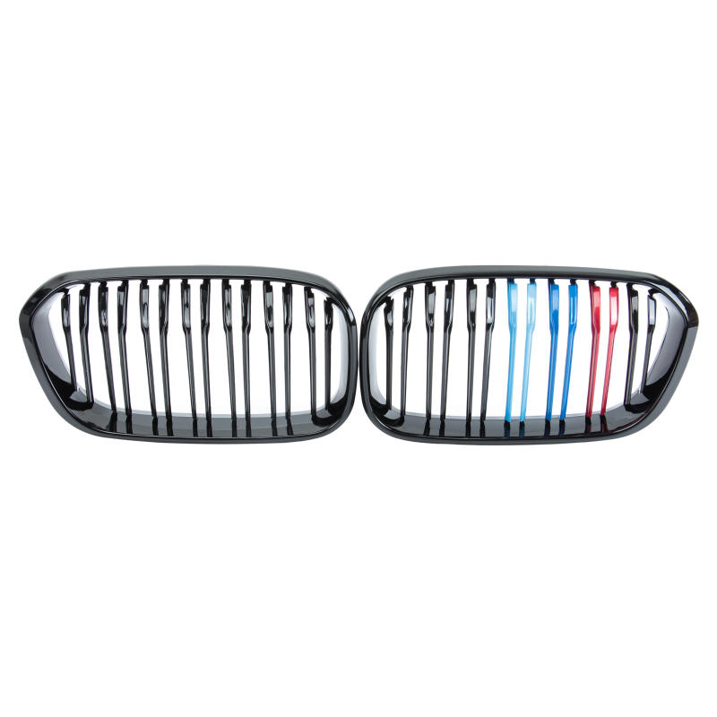 Grill Nieren BMW F20/F21 15-19 Glans Zwart Dubbel Spaak M ed.